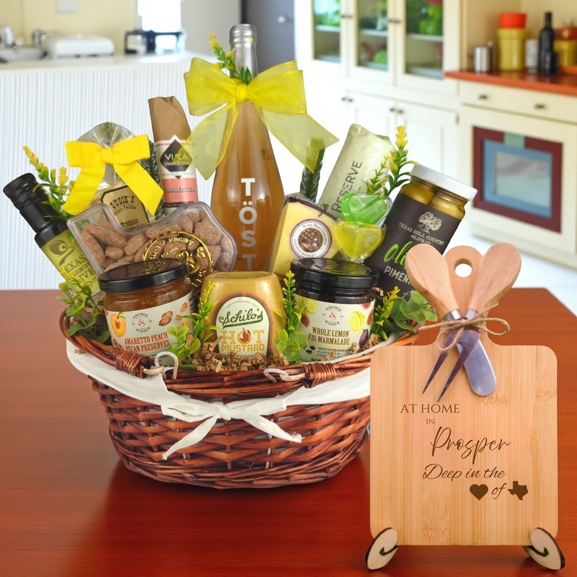 Prosper Heart of Home Gift Basket Texas from The Texas Gift Company