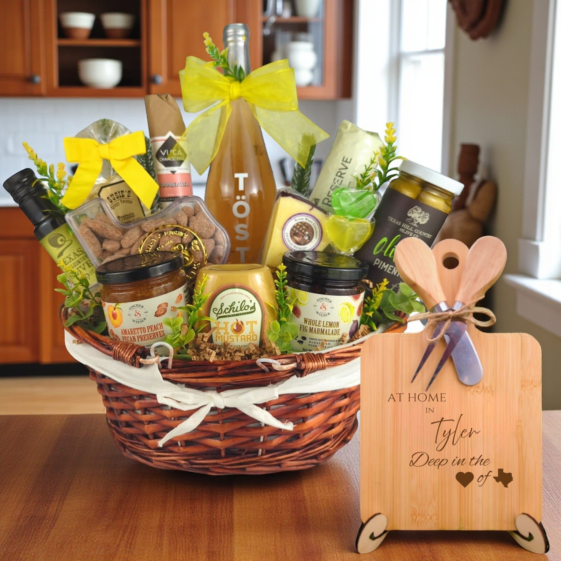 Tyler Texas Heart of Home Gift Basket from The Texas Gift Company