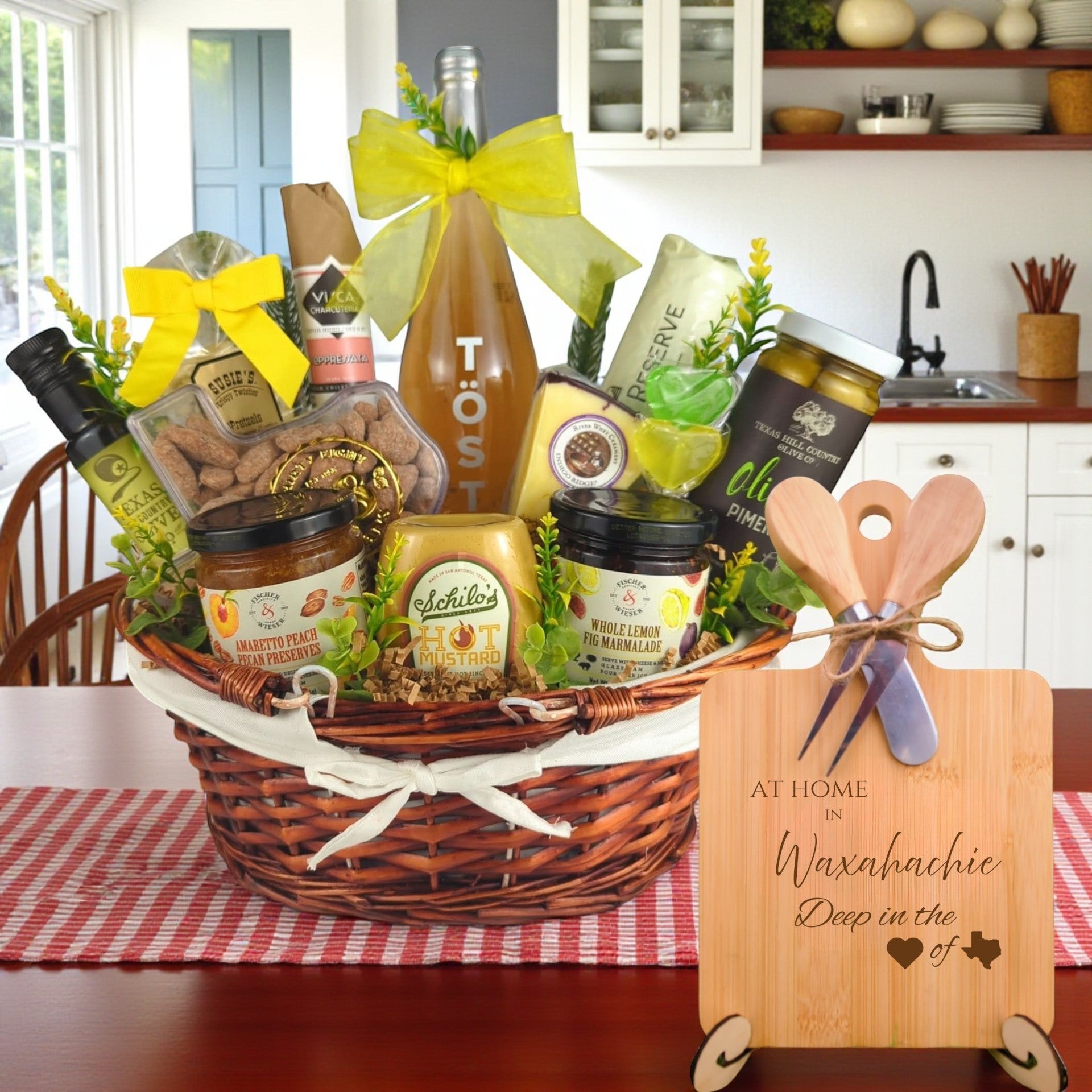 Waxahachie Heart of Home Gift Basket from The Texas Gift Company