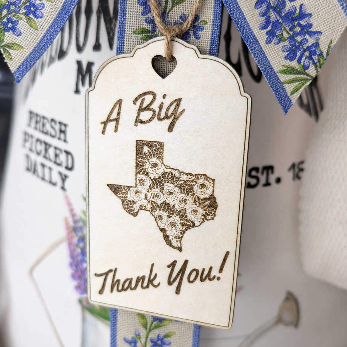 Design Your Own "Texas-sized Thank You" Gift Tote