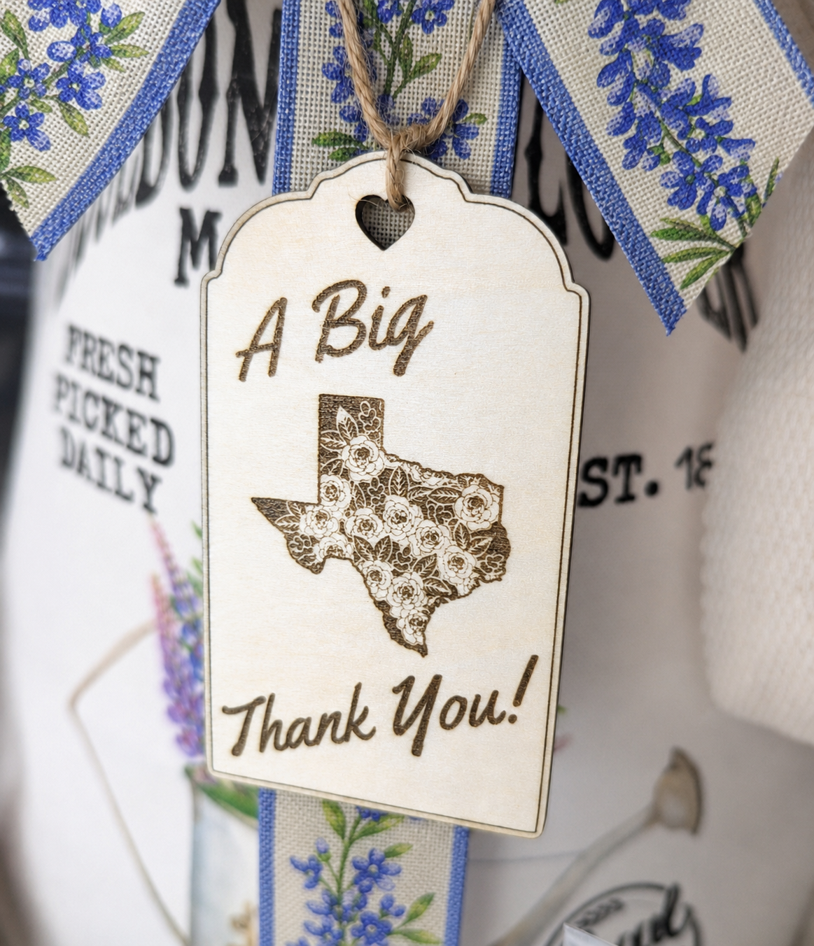 Design Your Own "Texas-sized Thank You" Gift Tote
