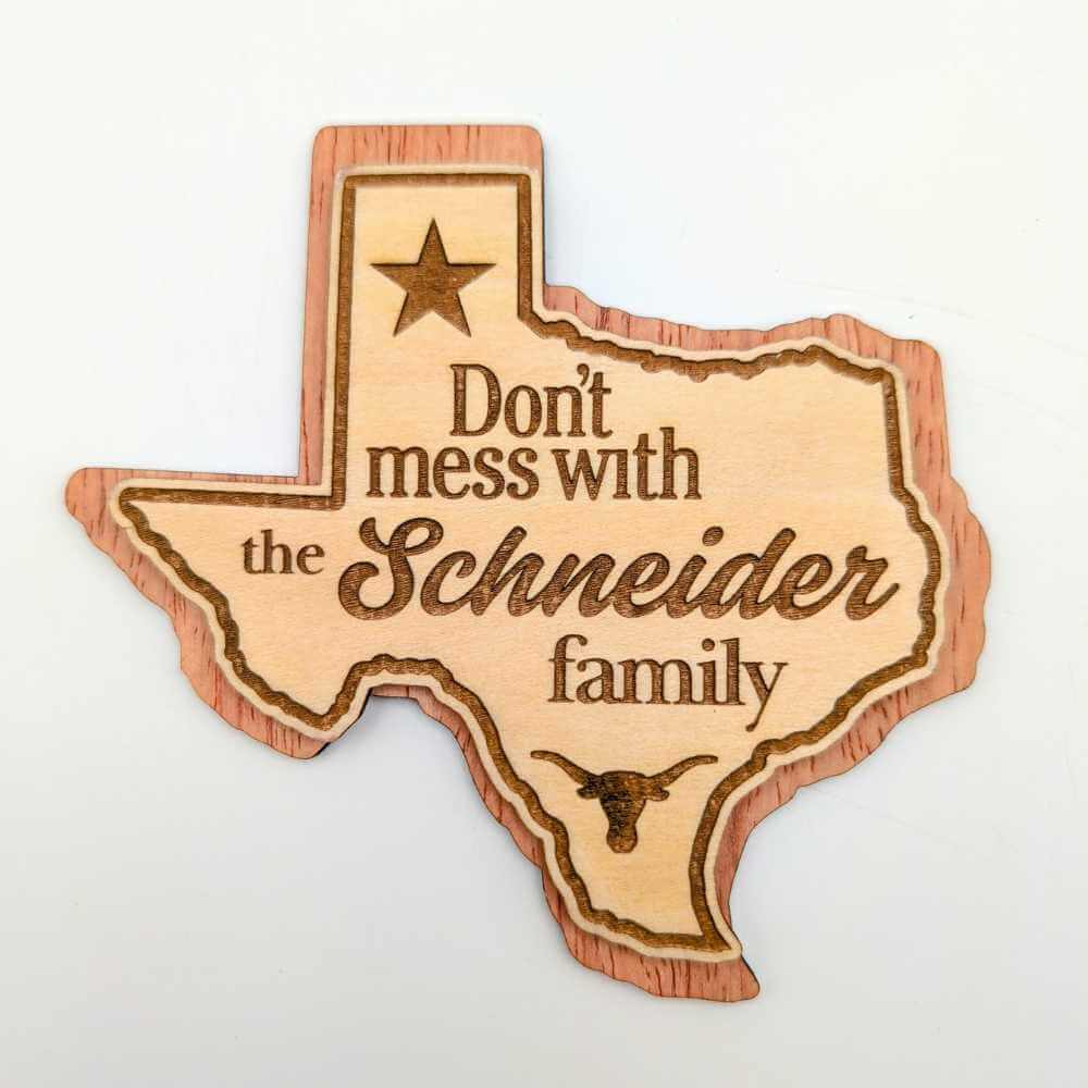 Don’t Mess With Custom Family Magnet