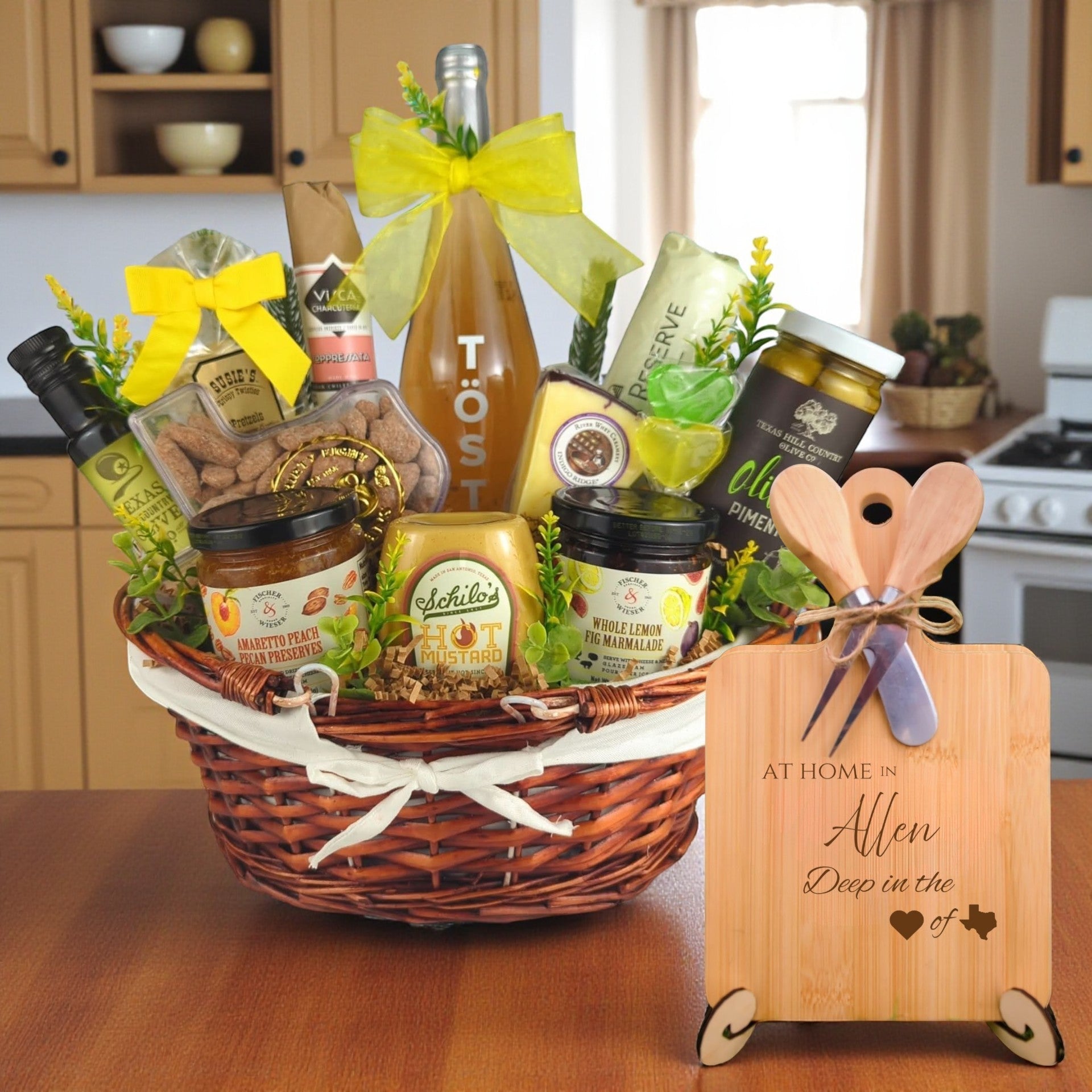 Allen Home Texas Celebration Basket from The Texas Gift Company