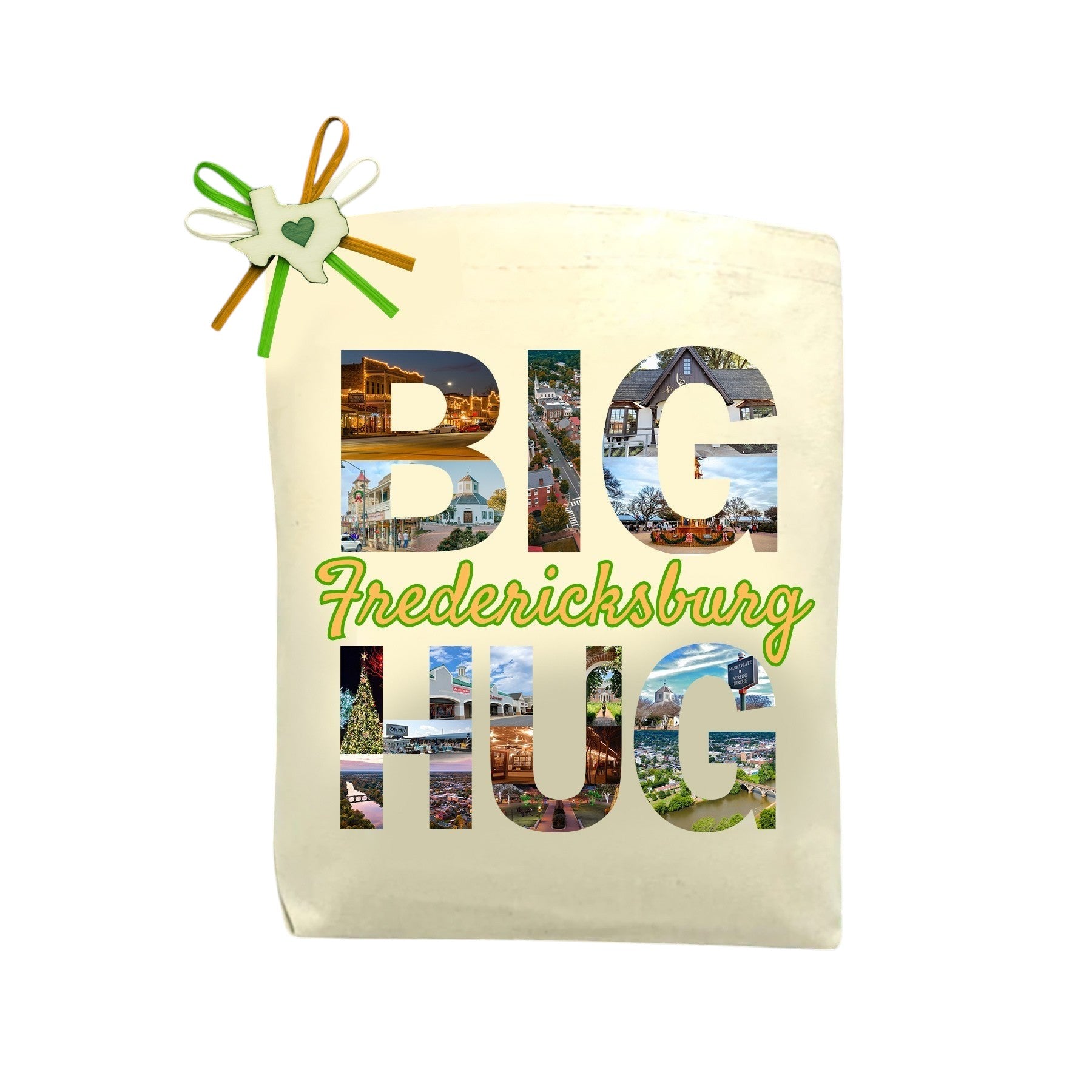 Big Fredericksburg Hug Tote Bag featured as a Hill Country–inspired Texas tote