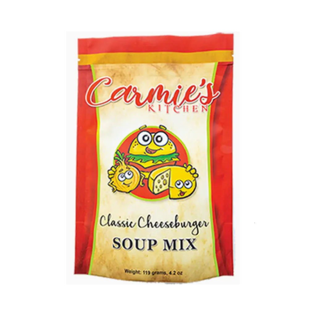 Classic cheeseburger soup mix packaged as a comforting Texas cooking gift from The Texas Gift Company storefront