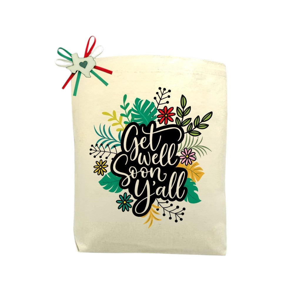 Get Well Soon Y’all Tote Bag featured as a Texas-inspired get-well gift