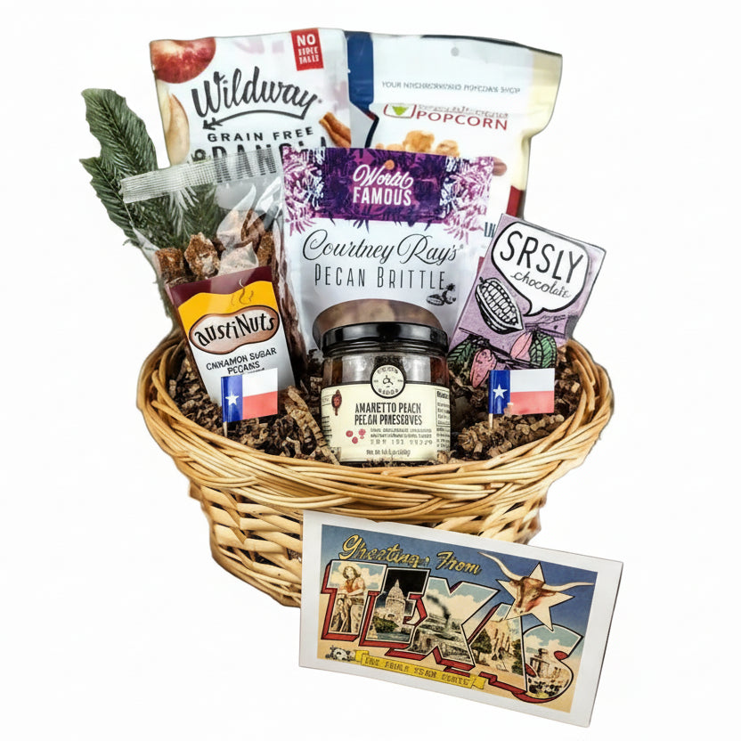 Hill Country Happiness gift collection with cheerful Texas-inspired treats