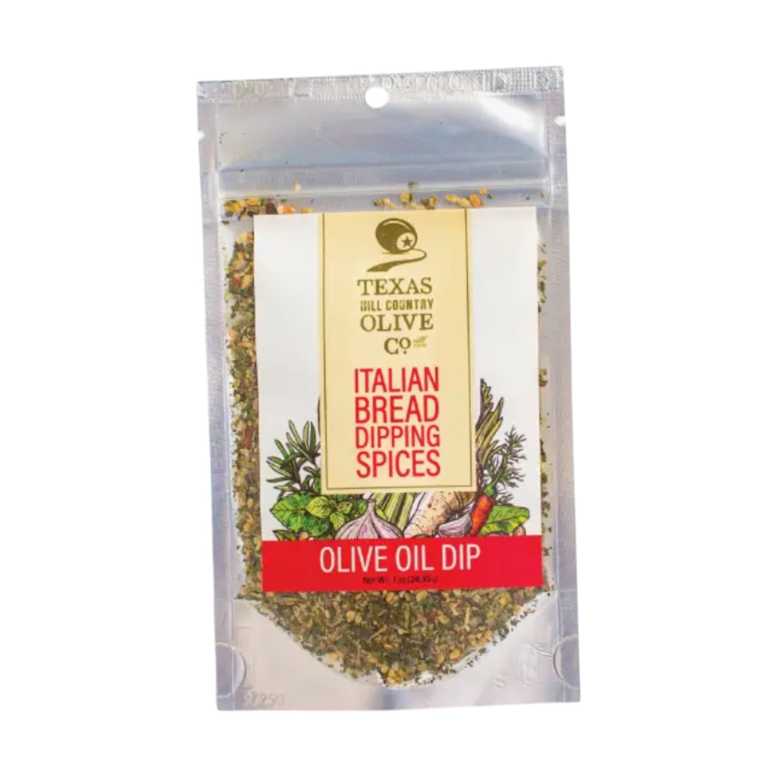 Italian bread dipping spices packaged as a gourmet Texas cooking and entertaining gift from The Texas Gift Company storefront