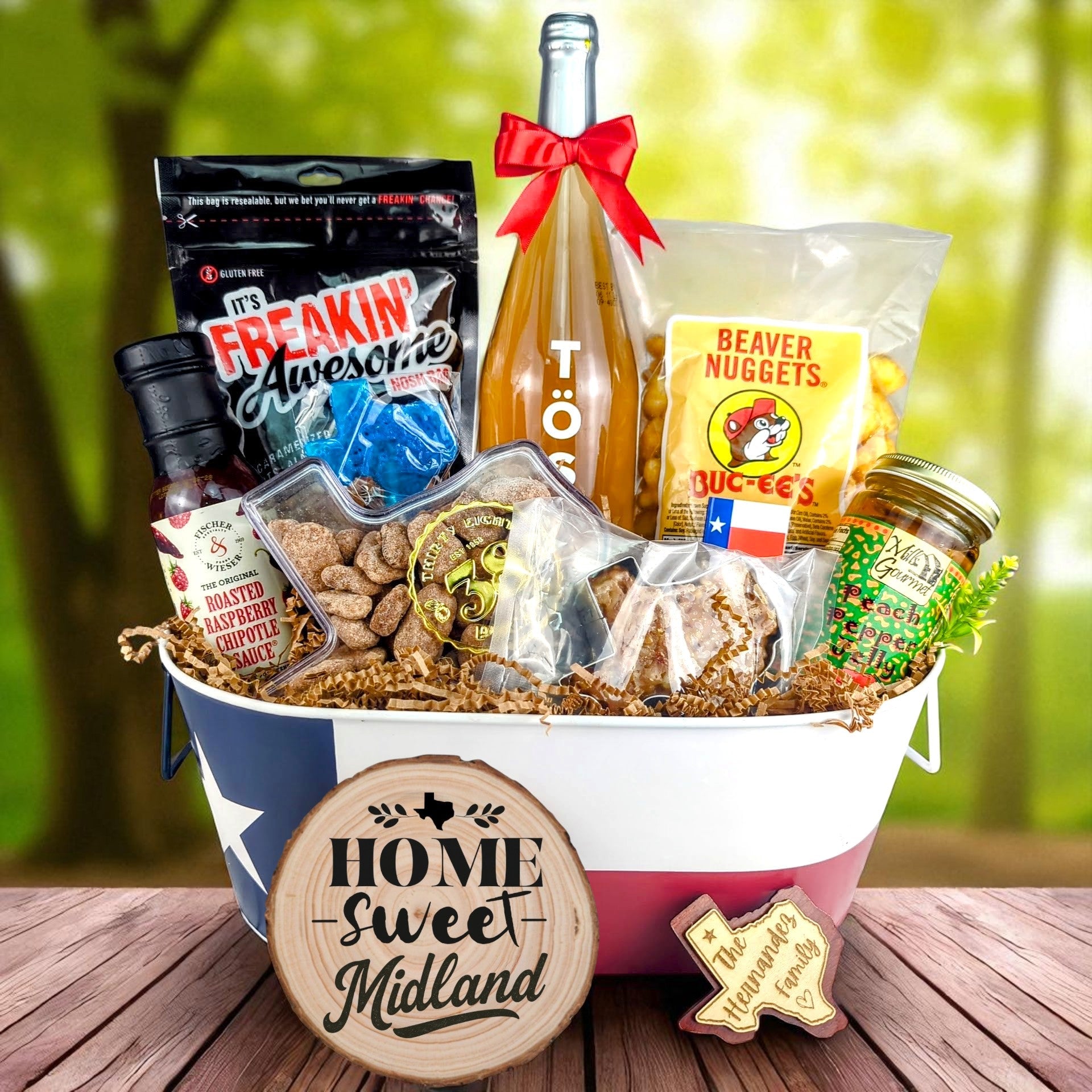 Midland Texas Family Home Toast & Treats from The Texas Gift Company