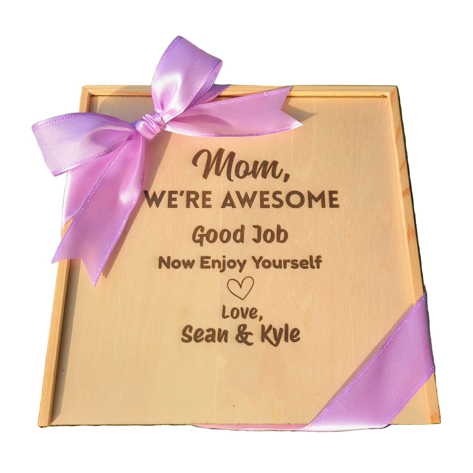 “Mom, We’re Awesome …” Mother’s Day Gift Box featured as a playful Texas gift for Mother’s Day