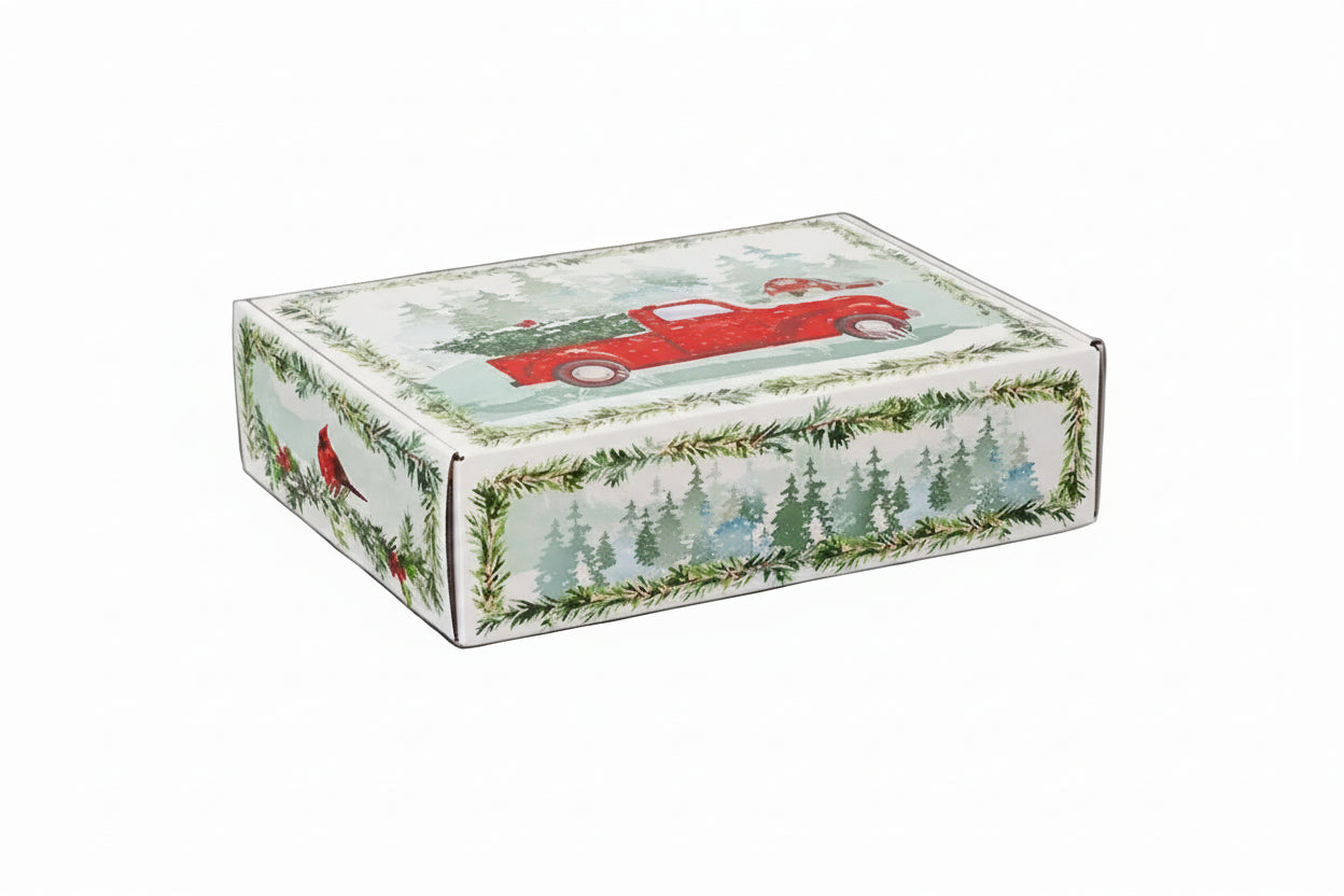 Holiday BBQ gift trio inspired by Texas pitmaster flavors, styled for Christmas presentation