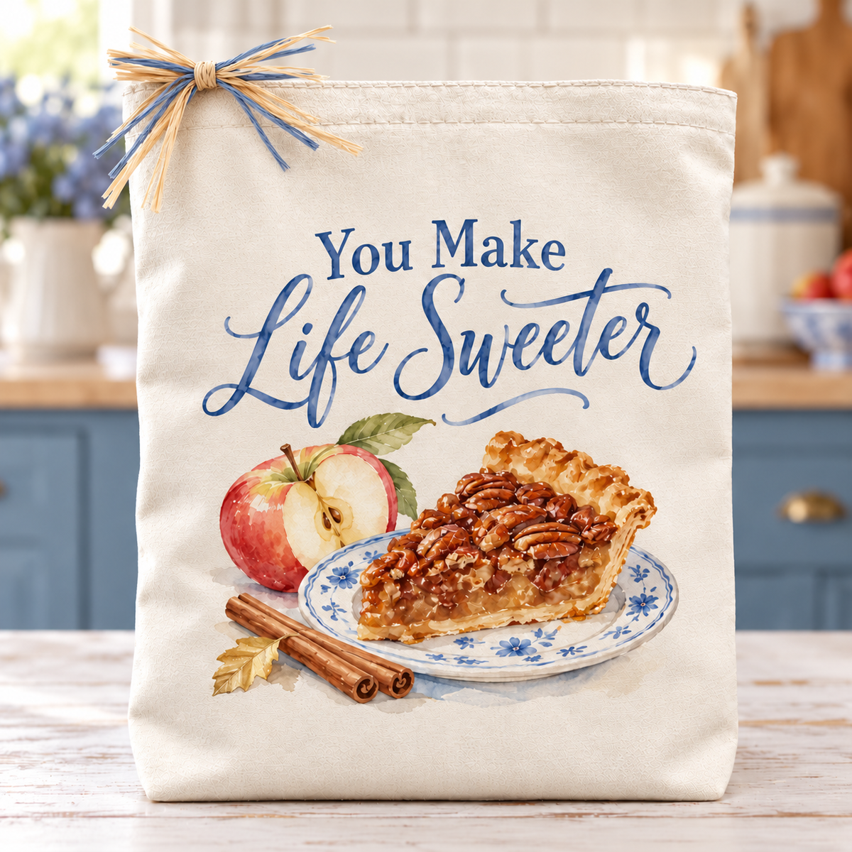 Design Your Own You Make Life Sweeter Fall Gift Tote