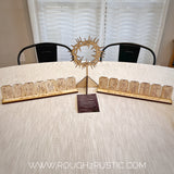 Rough 2 Rustic Engraved Shelf Display Stations of the Cross