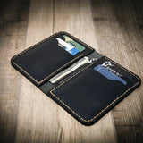 Bull Sheath Leather The Tyler Vertical Wallet