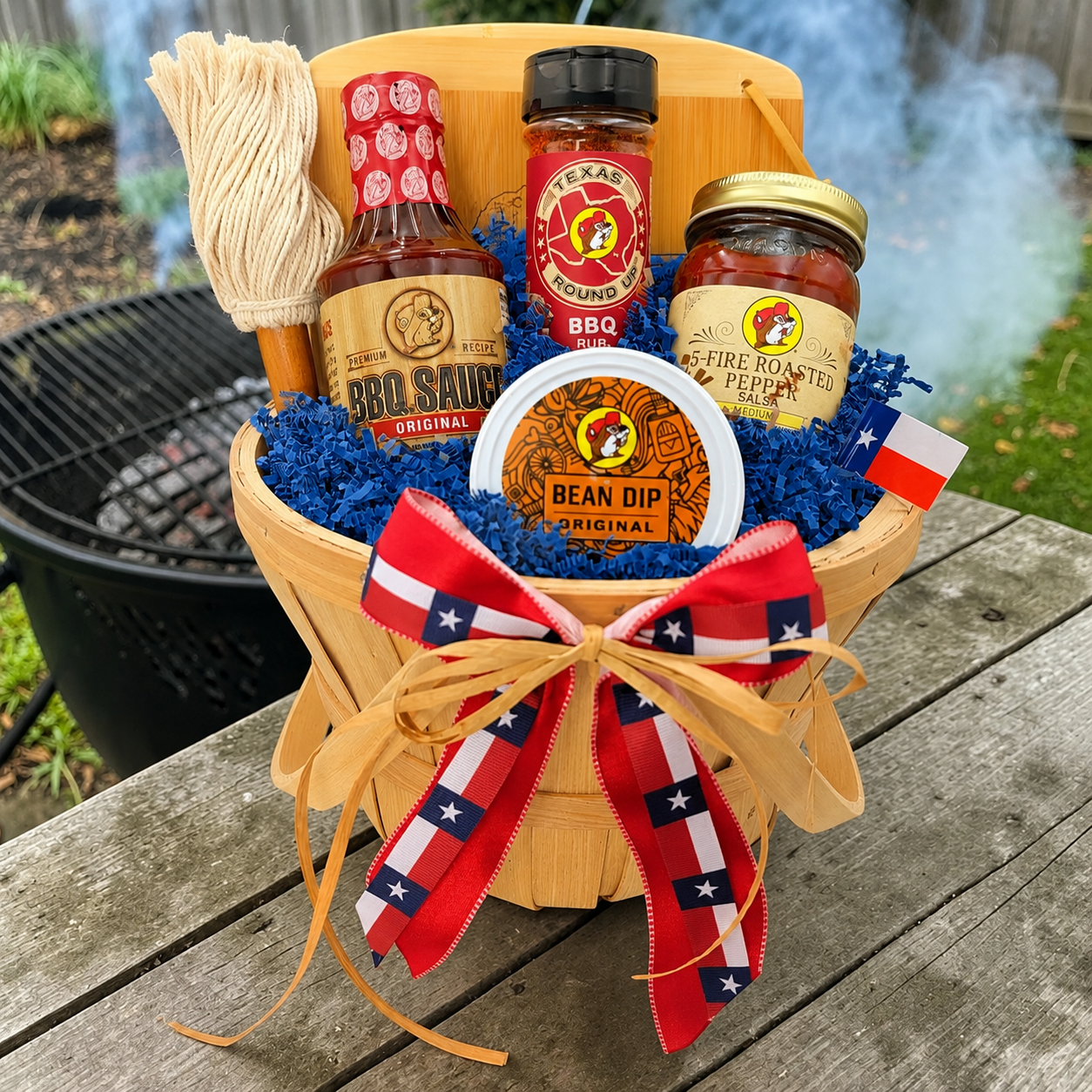 Buc-ee's BBQ Bushel Basket from The Texas Gift Company
