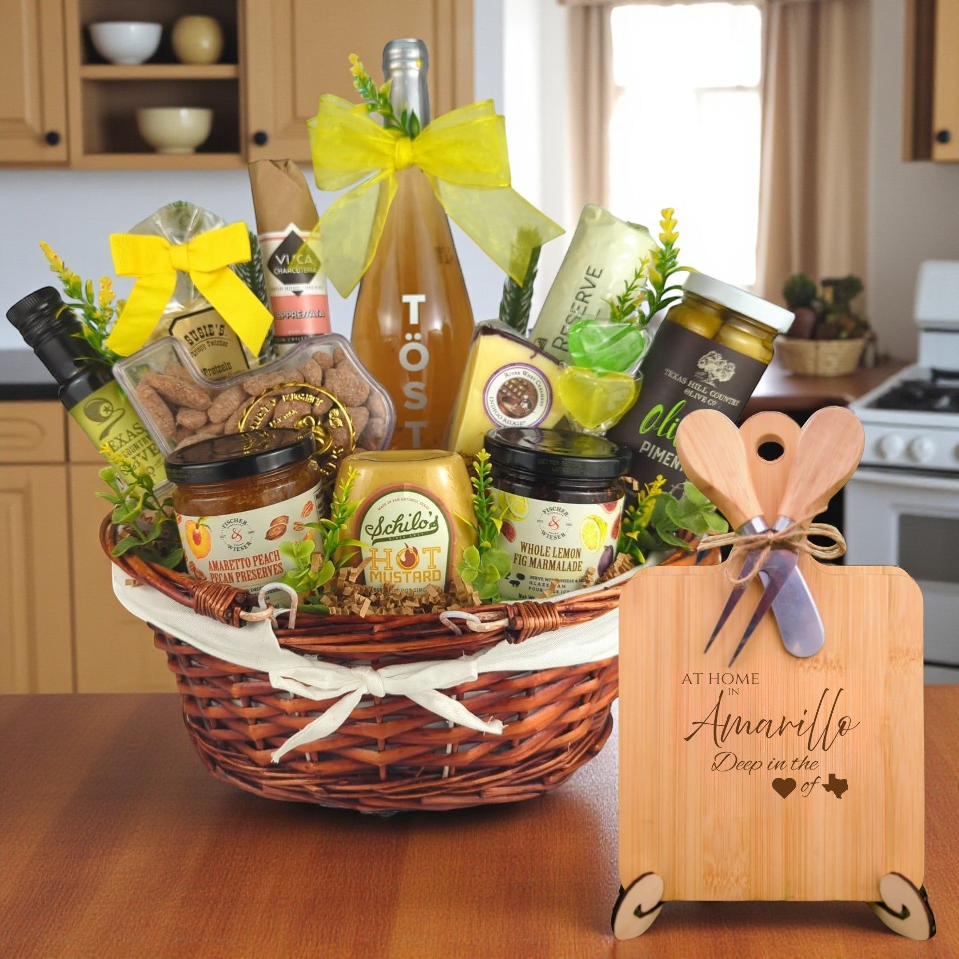 Amarillo Texas Home Celebration Basket from The Texas Gift Company