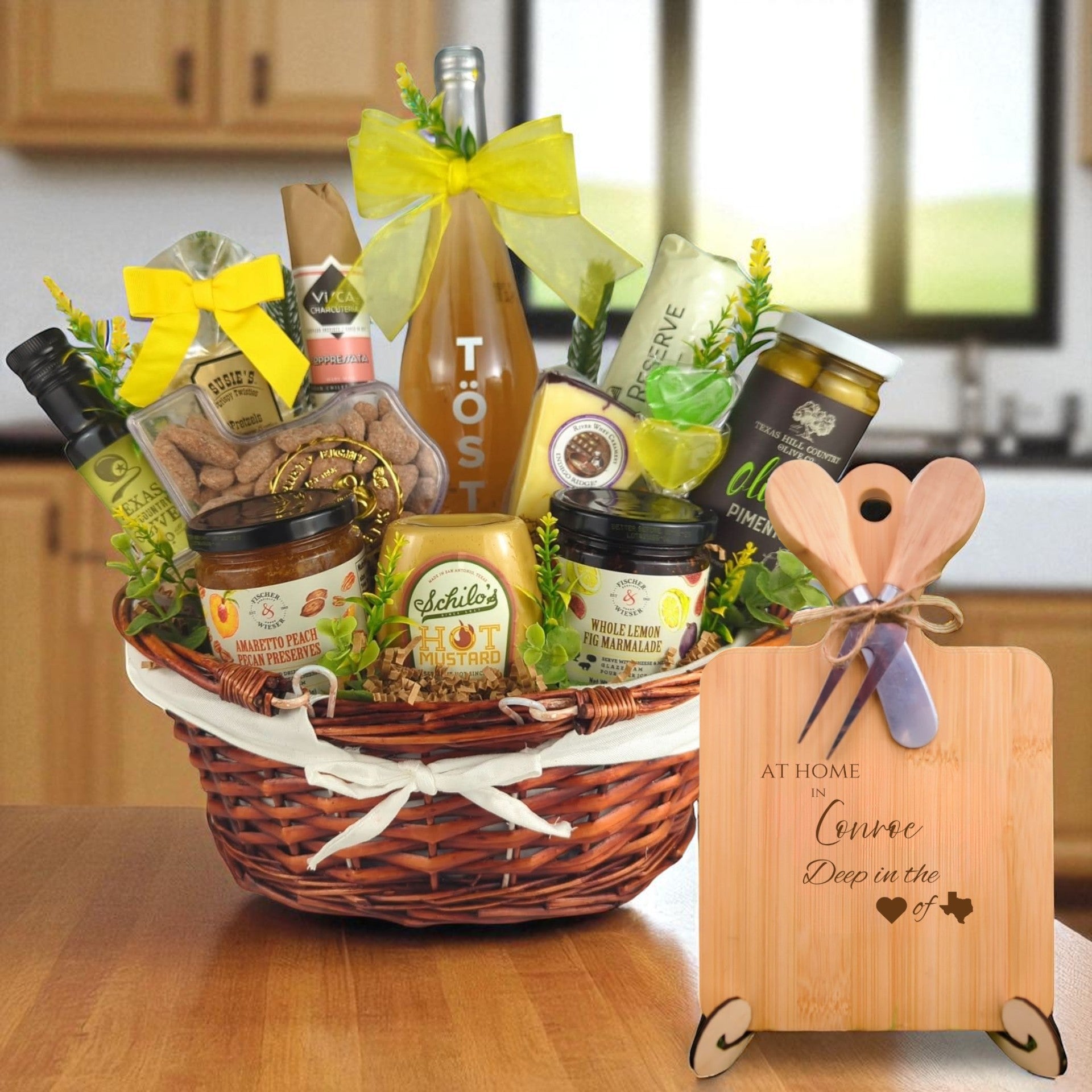 Conroe At Home Gift Basket Texas from The Texas Gift Company