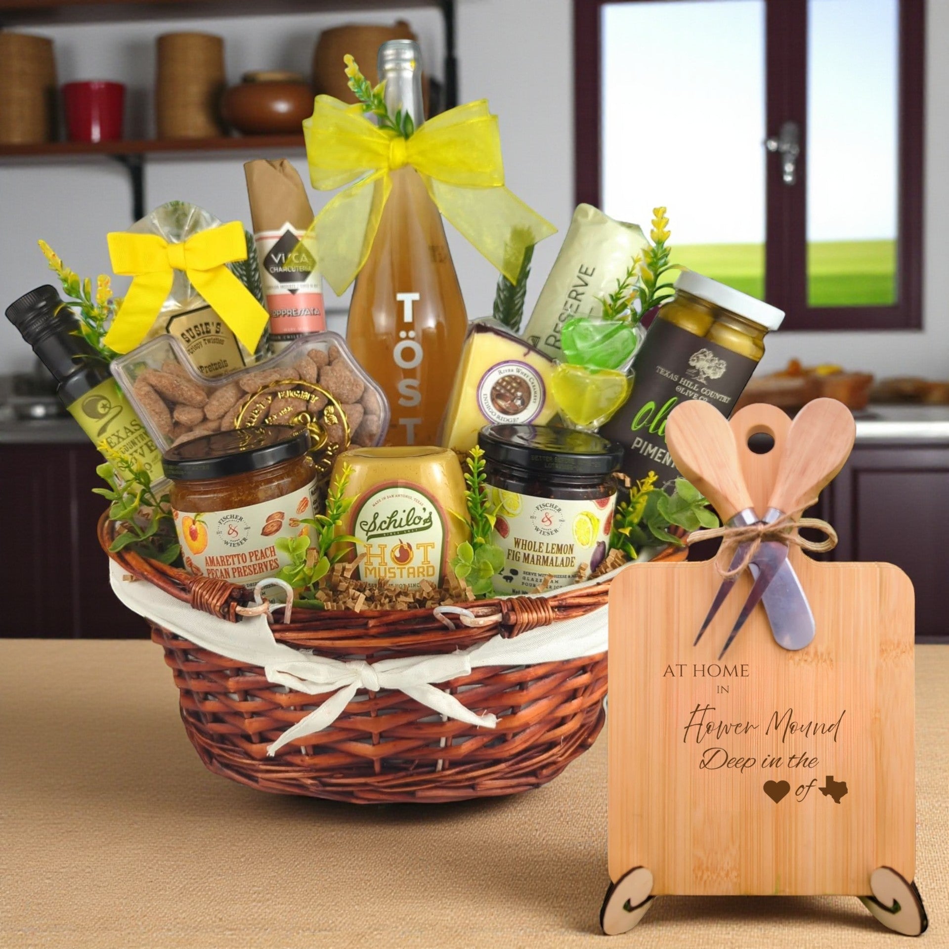Flower Mound Home Tradition Gift Basket Texas from The Texas Gift Company