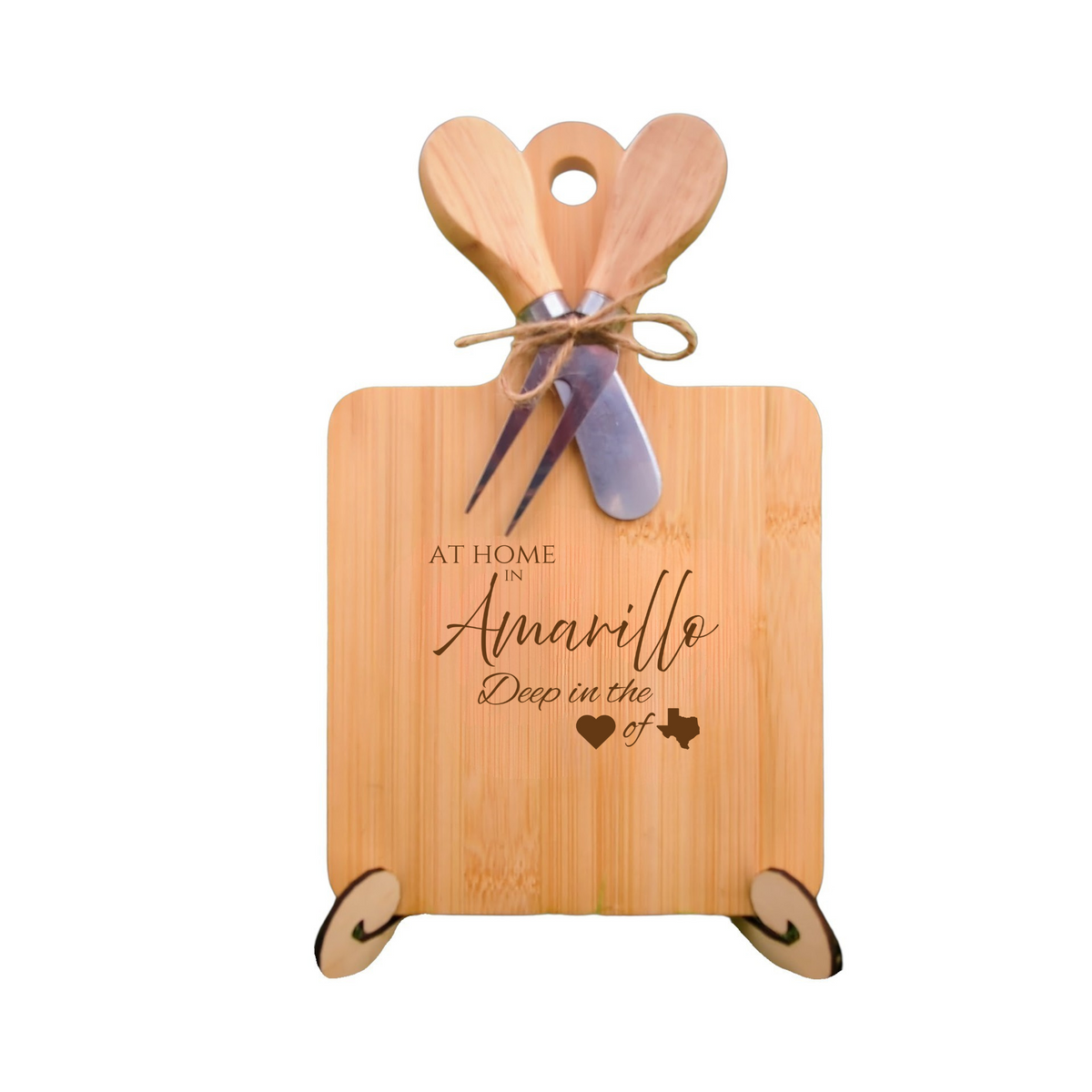 At Home In Amarillo Charcuterie Board from The Texas Gift Company — view 2