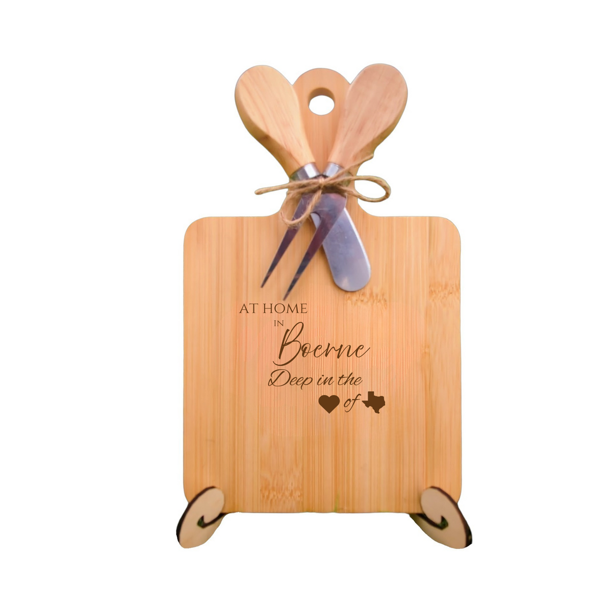 At Home In Boerne Charcuterie Board from The Texas Gift Company — view 2