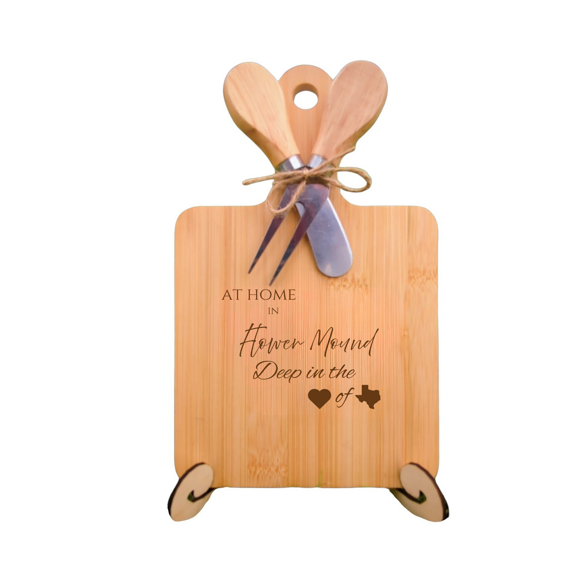 At Home In Flower Mound Charcuterie Board from The Texas Gift Company — view 2