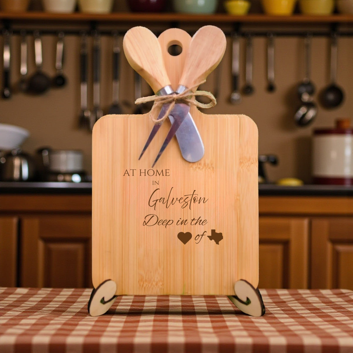 At Home In Galveston Charcuterie Board from The Texas Gift Company