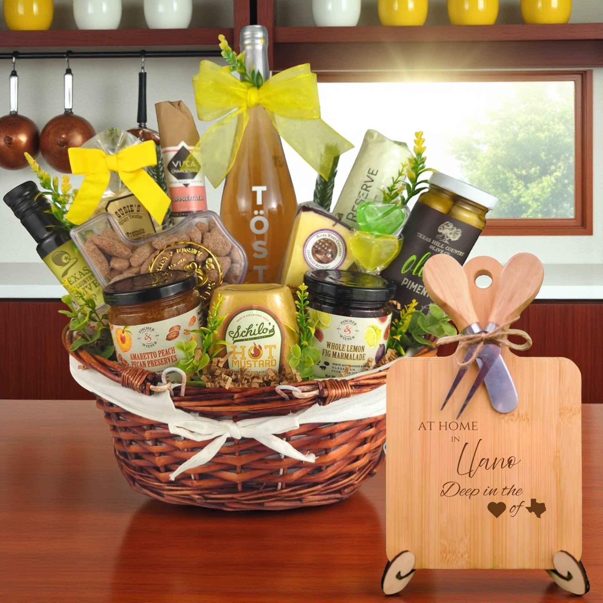 Llano Texas Heart of Home Gift Basket from The Texas Gift Company
