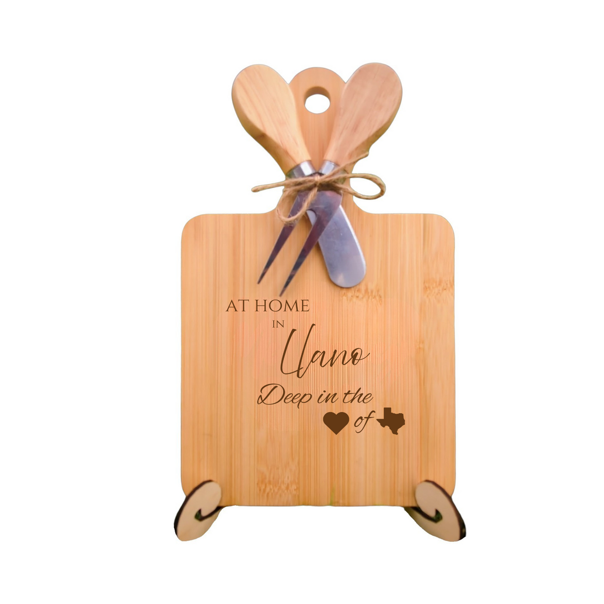 At Home In Llano Charcuterie Board from The Texas Gift Company — view 2