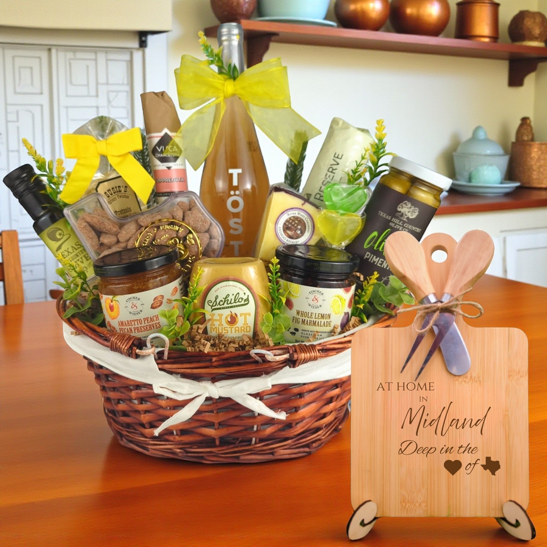 Midland Texas Heart of Home Gift Basket from The Texas Gift Company