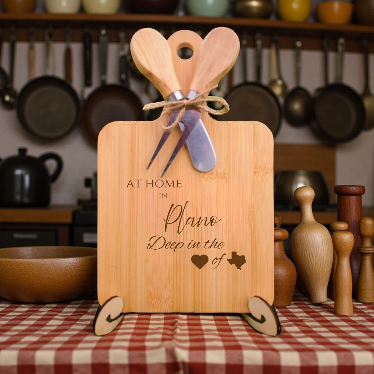 At Home In Plano Charcuterie Board from The Texas Gift Company