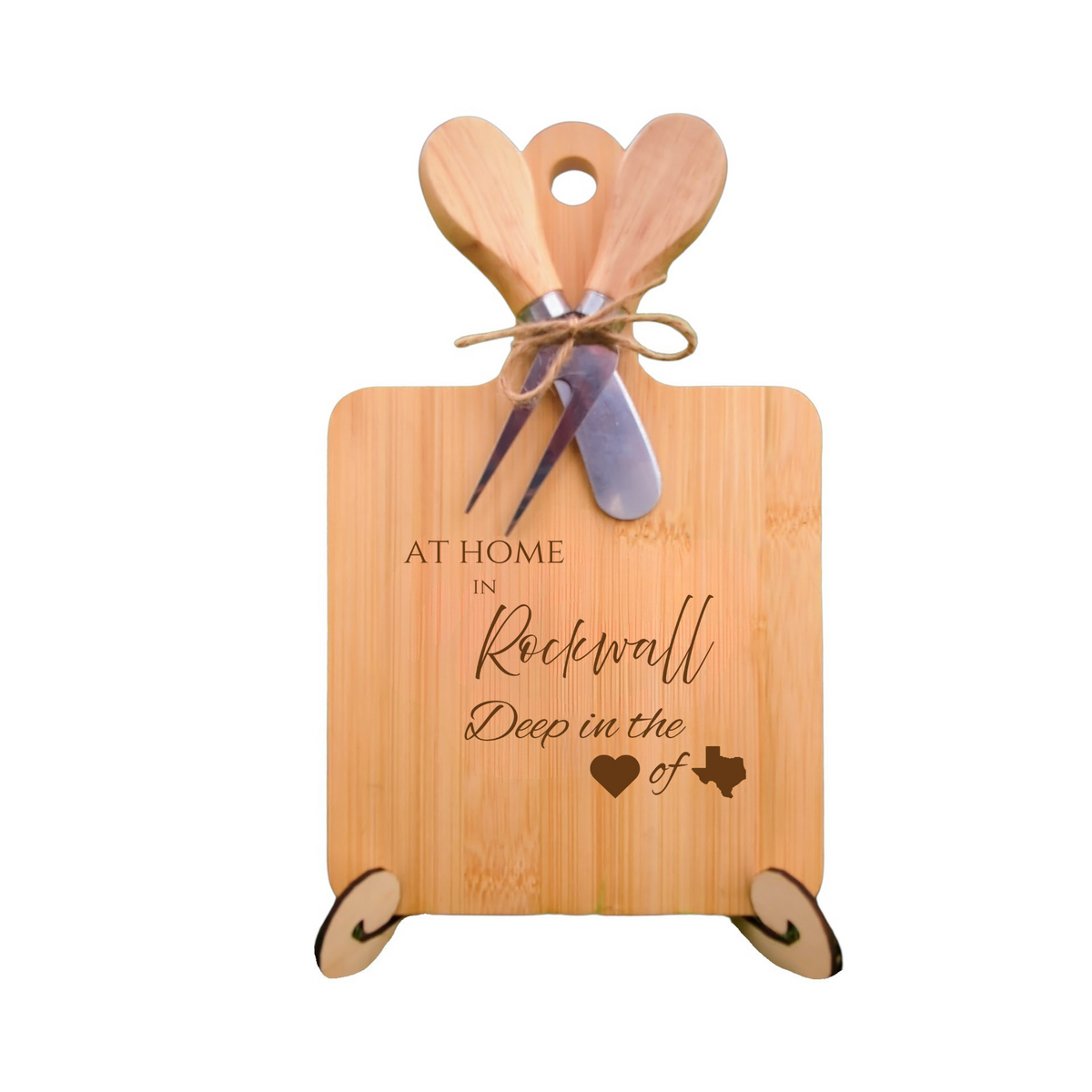At Home In Rockwall Charcuterie Board from The Texas Gift Company — view 2
