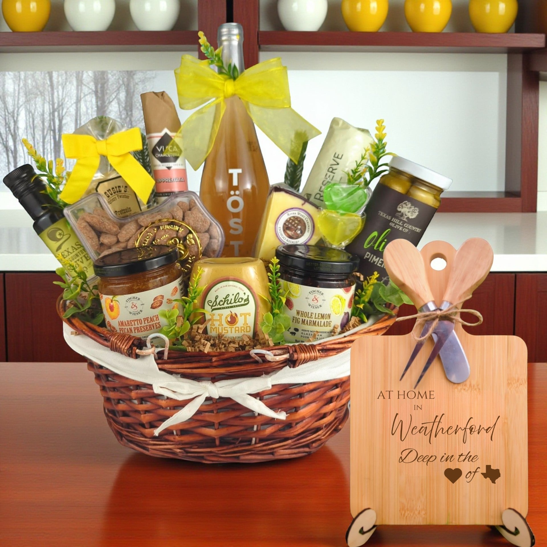 Weatherford Texas Welcome Home Basket from The Texas Gift Company