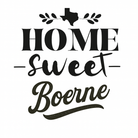 Home Sweet Boerne Wood Slice Coaster from The Texas Gift Company — view 2