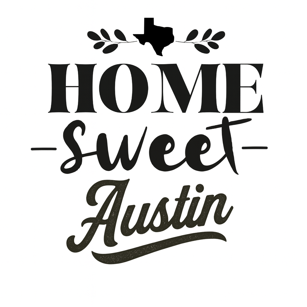 Home Sweet Austin Wood Slice Coaster from The Texas Gift Company — view 2