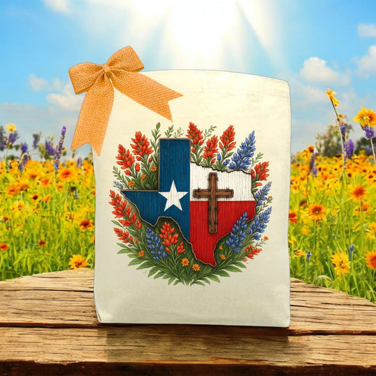 Design Your Own Faith in the Heart of Texas Tote Bag