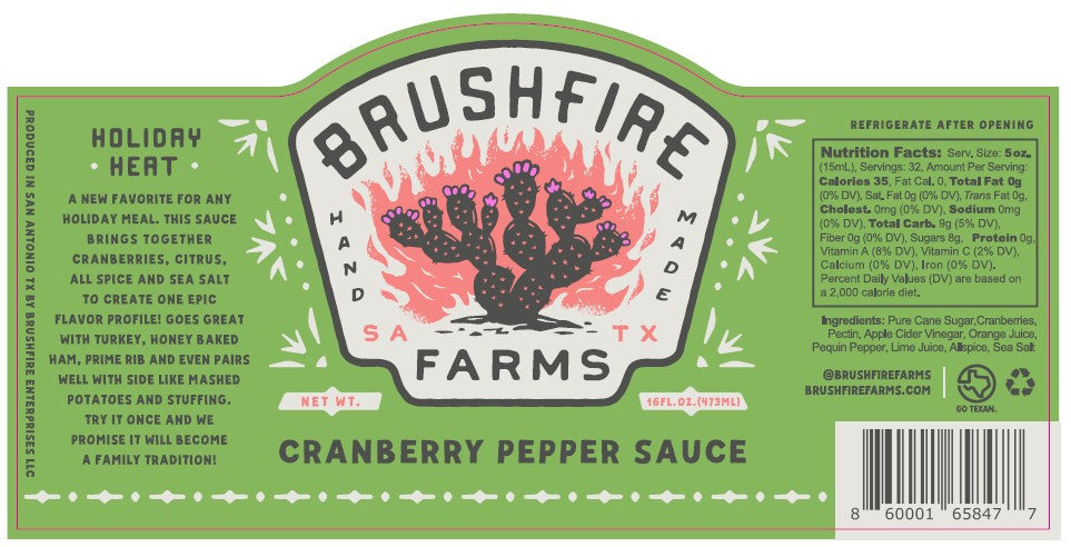 Cranberry Pepper Sauce — alternate view