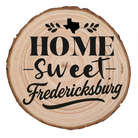 Home Sweet Fredericksburg Wood Slice Coaster from The Texas Gift Company — view 2