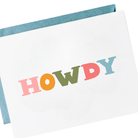 Howdy Greeting Card for a Design Your Own gift from The Texas Gift Company