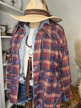 Gypsies and Cowgirls Flannel Cropped Star