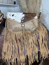 Gypsies and Cowgirls Mimikyu Leather & Hair On Bag