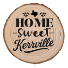 Home Sweet Kerrville Wood Slice Coaster from The Texas Gift Company — view 2
