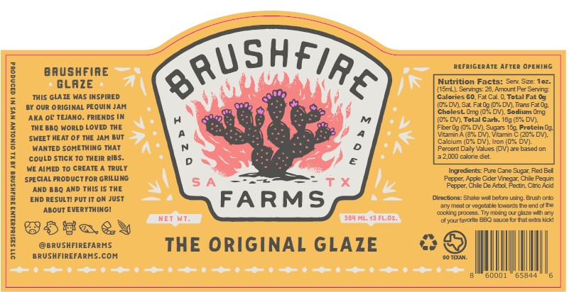 Brushfire Glaze — alternate view