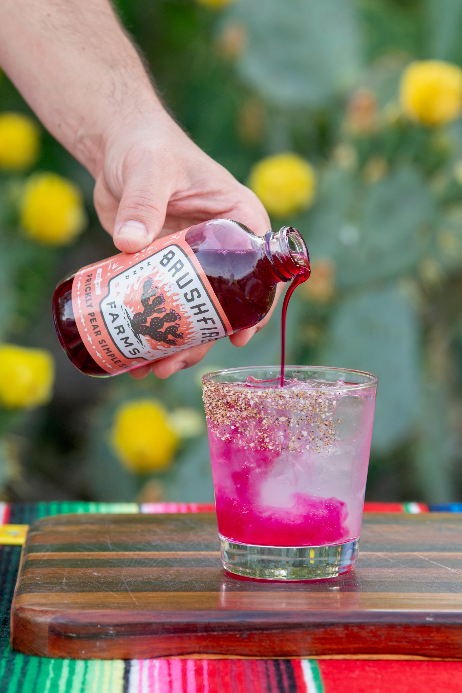 Prickly Pear Simple Syrup — alternate view
