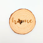 Texas Home Wood Slice Coaster for a Design Your Own gift from The Texas Gift Company