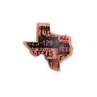 Texas Road Trip Plate Magnet for a Design Your Own gift from The Texas Gift Company