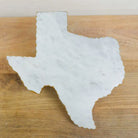 Texas Shaped Marble Serving Board White/Gold for a Design Your Own gift from The Texas Gift Company