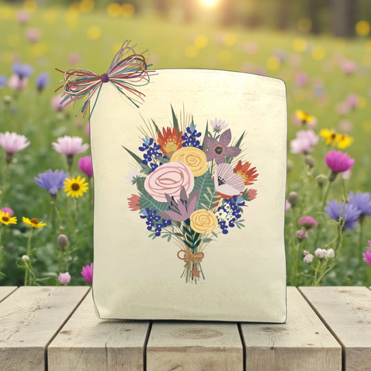 Design Your Own Texas Wildflower Bouquet Gift Tote