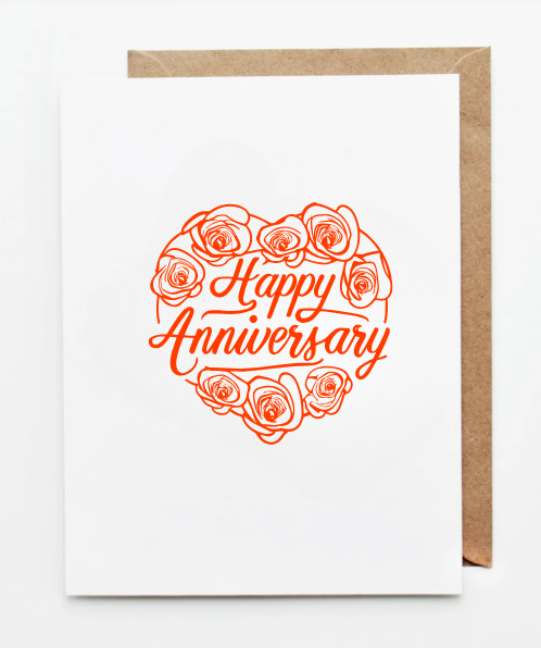 Happy Anniversary Greeting Card for a Design Your Own gift from The Texas Gift Company