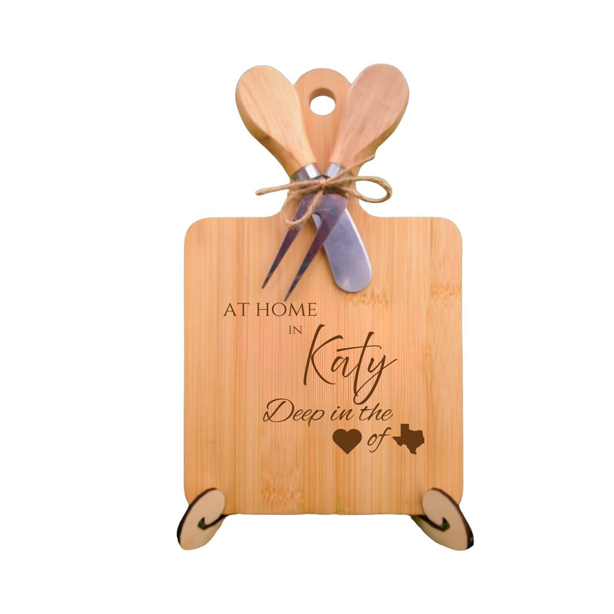 At Home In Katy Charcuterie Board from The Texas Gift Company — view 2