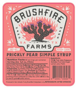Bulk Prickly Pear Simple Syrup — alternate view